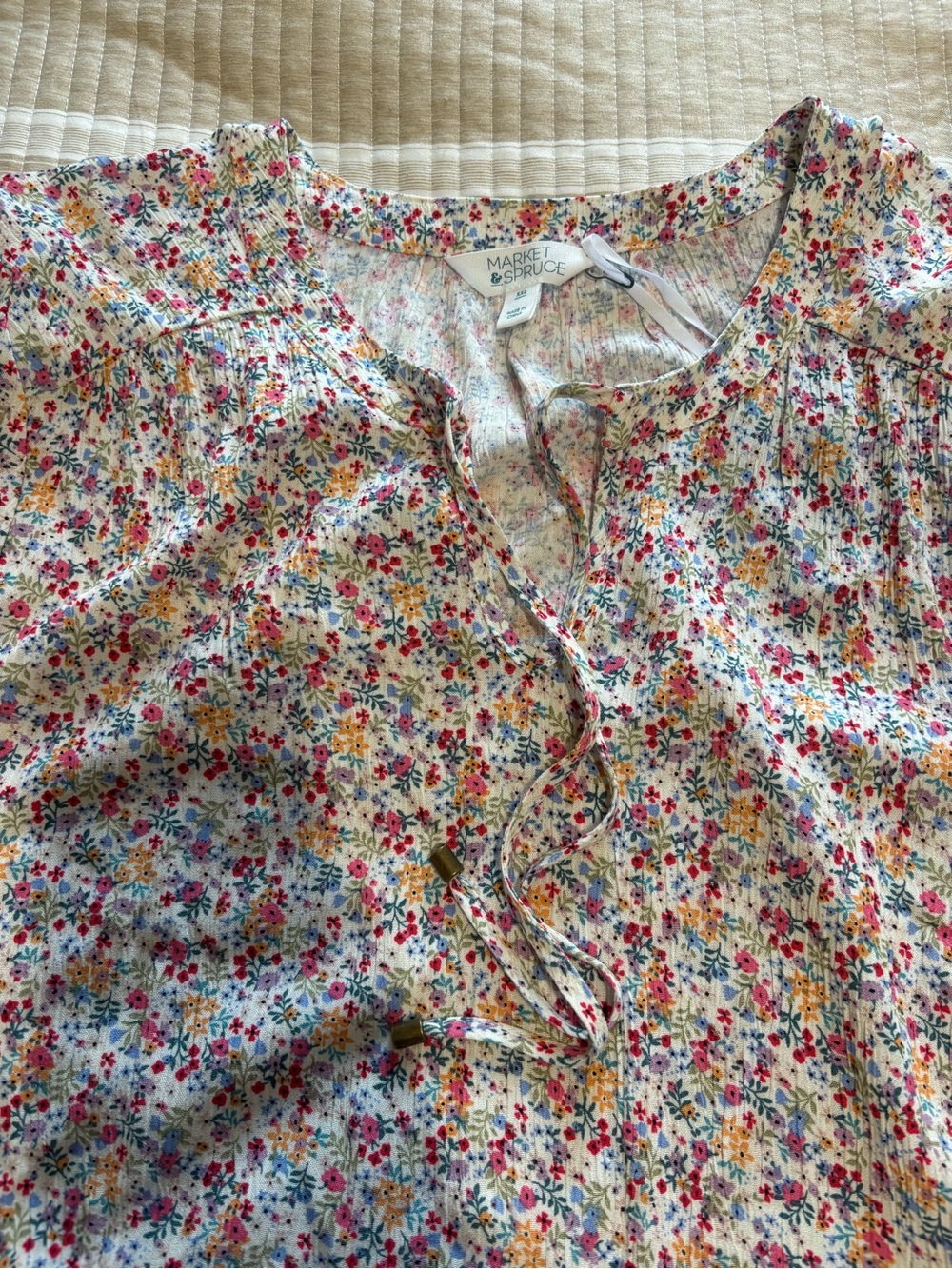 Market and Spruce XXL Tiered Floral Dress - Picture 3 of 8